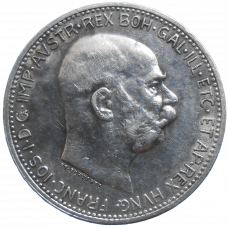 František Jozef I. 1 koruna 1913 bz