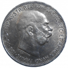 František Jozef I. 1 koruna 1914 bz