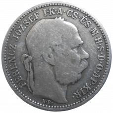František Jozef I. 1 koruna 1893 KB