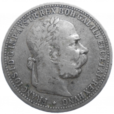 František Jozef I. 1 koruna 1896 bz