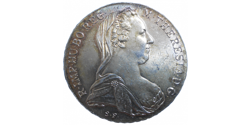 Mária Terézia levantský toliar 1780 SF