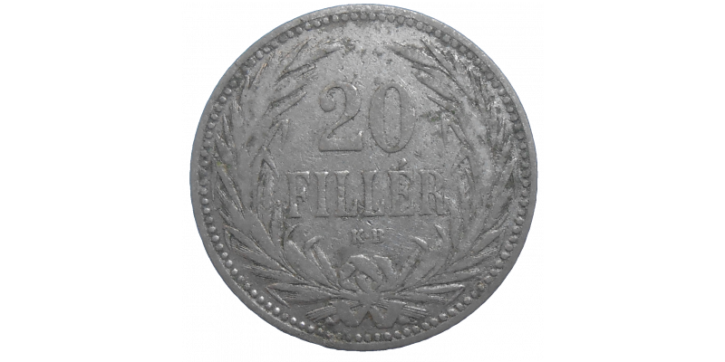 František Jozef I. 20 Filler 1893 KB