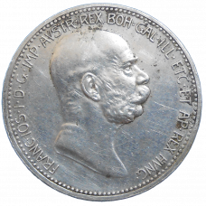 František Jozef I. 1 koruna 1908 Jubilejná