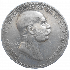 František Jozef I. 1 koruna 1908 Jubilejná