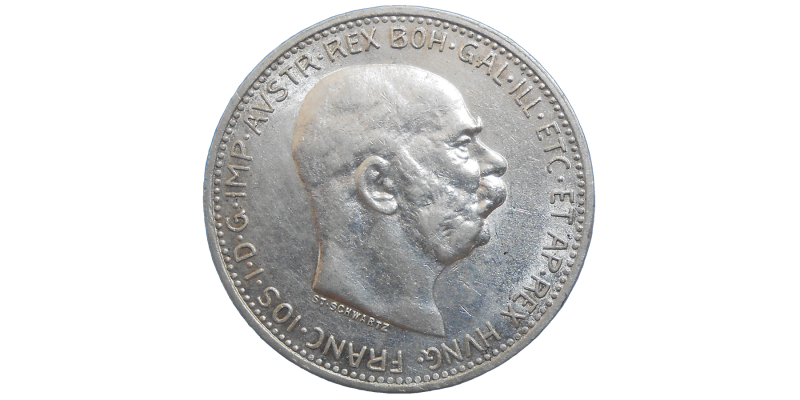 František Jozef I. 1 koruna 1912 bz