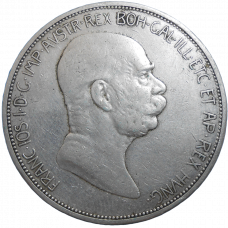 František Jozef I. 5 Koruna 1908 Jubilejná