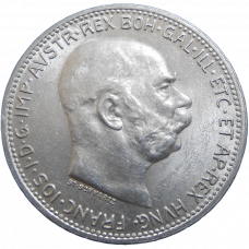 František Jozef I. 1 koruna 1914 bz