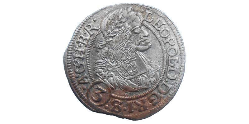 Leopold I. 3 grajciar 1670 SHS