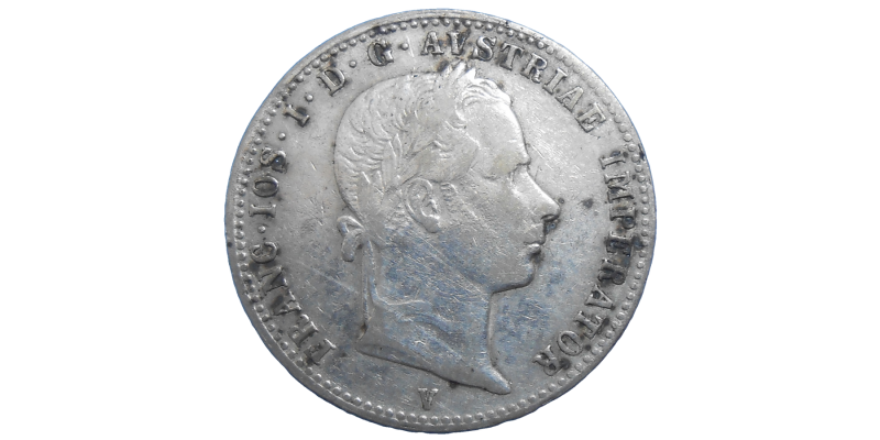 František Jozef I. 1/4 zlatník 1858 V