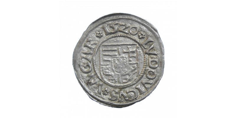 Ľudovít II. Jagelovský Denár 1520 KA