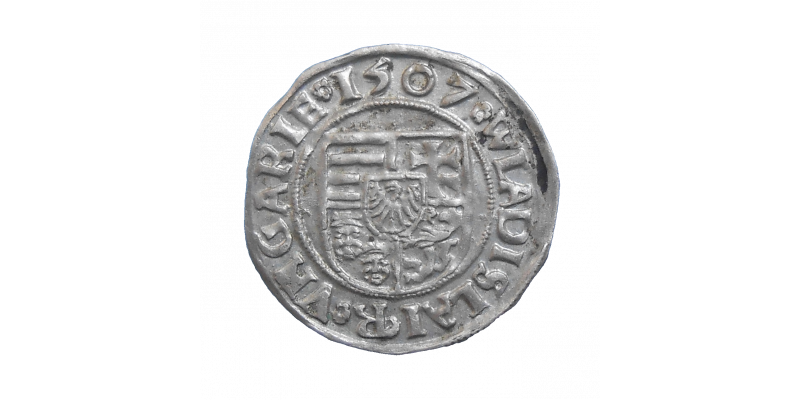 Vladislav II. Jagelovský Denár 1507 KH