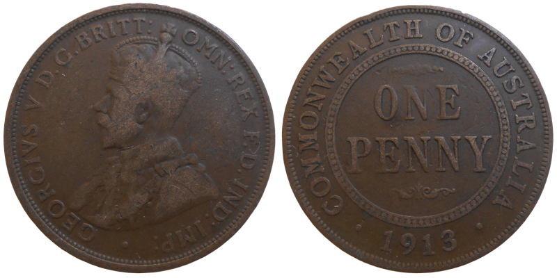 Australia One Penny 1913