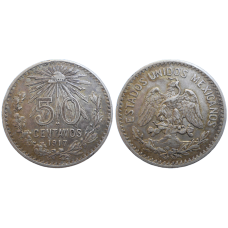 Mexiko 50 Centavos 1917