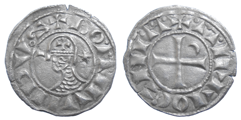 Antiochia Bohemund III. Denár