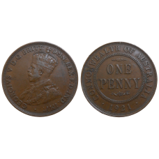 Austrália One Penny 1921