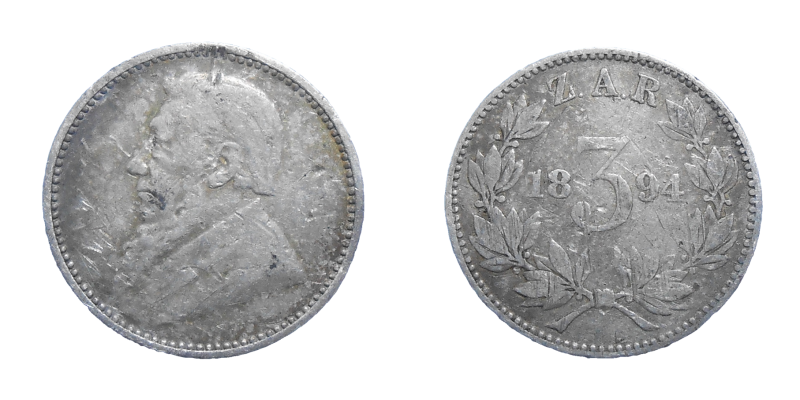 Juhoafrická republika 3 Pence 1894