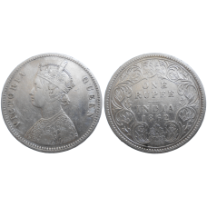 India 1 Rupee 1862