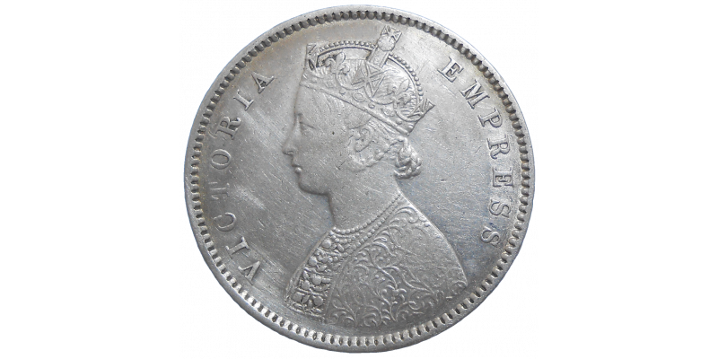 India Half Rupee 1899
