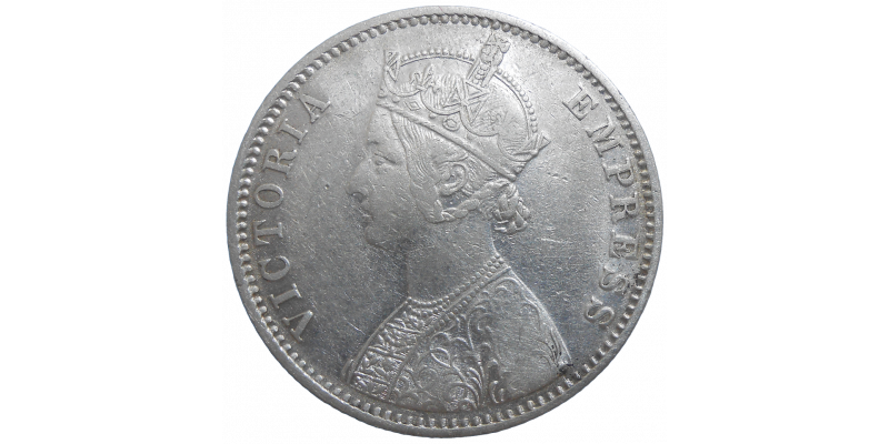 India 1 Rupee 1900