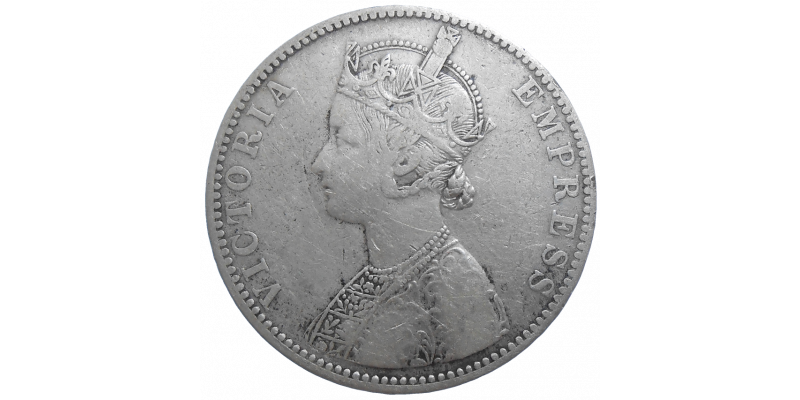India 1 Rupee 1892