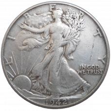 USA Half Dollar 1942