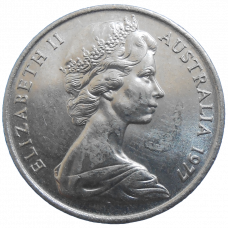 Austrália 10 Cents 1977