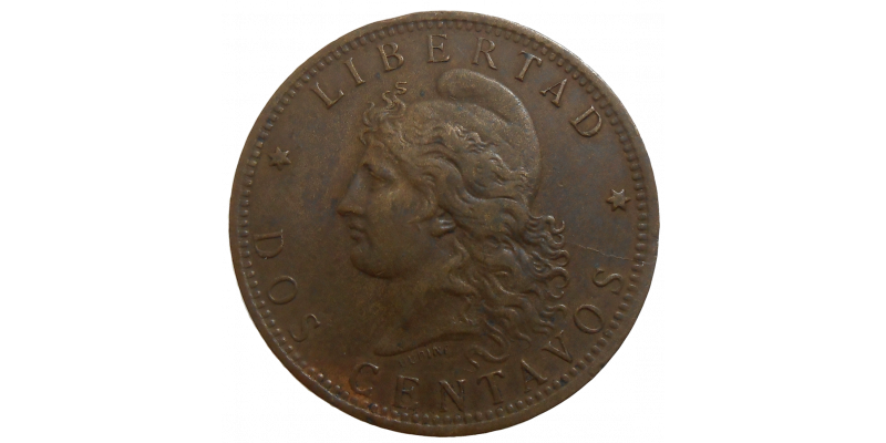 Argentína 2 Centavos 1894