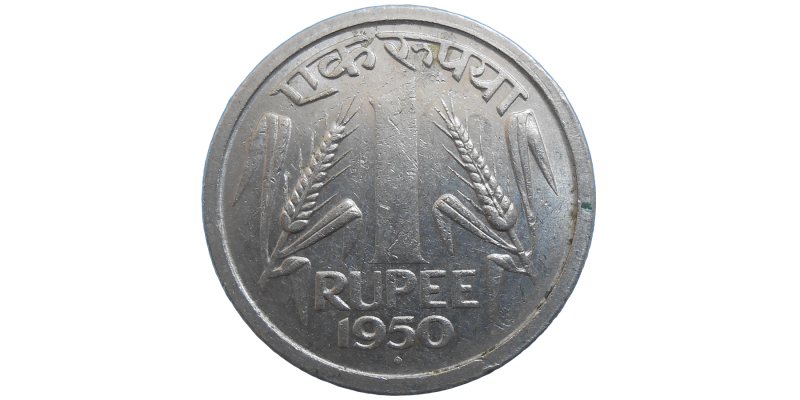 India 1 Rupee 1950
