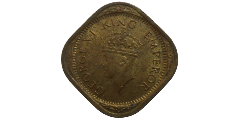 India 1/2 Anna 1944