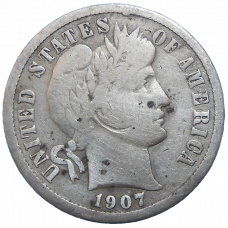 USA One Dime 1907