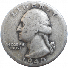 USA Quarter Dollar 1940