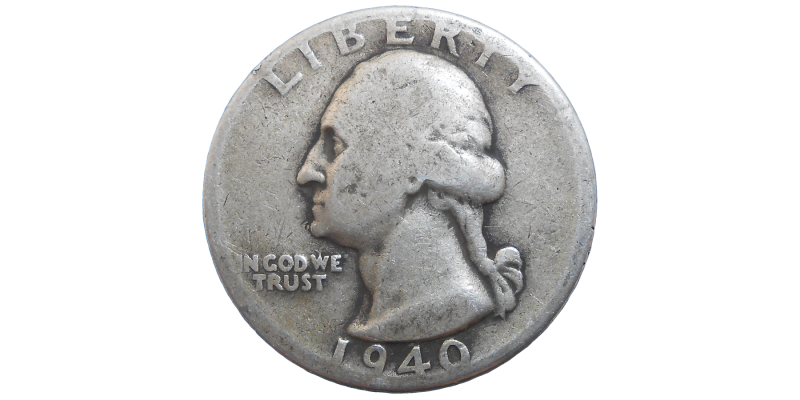 USA Quarter Dollar 1940