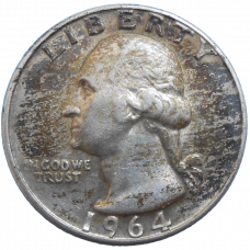 USA Quarter Dollar 1964 D