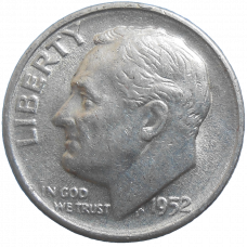 USA One Dime 1952 S