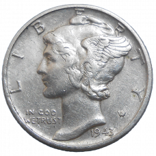 USA One Dime 1943