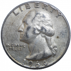 USA Quarter Dollar 1964