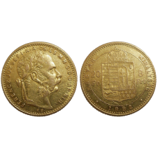 František Jozef I. 8 zlatník 1882 KB