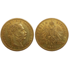 František Jozef I. 8 zlatník 1885 bz