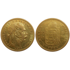 František Jozef I. 8 zlatník 1889 KB