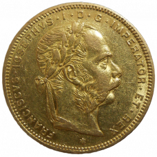 František Jozef I. 8 zlatník 1876 bz