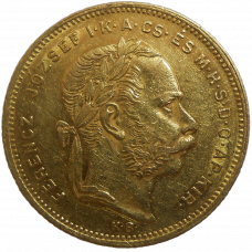 František Jozef I. 8 zlatník 1875 KB