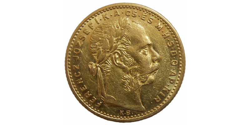 František Jozef I. 8 zlatník 1882 KB