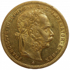 František Jozef I. 8 zlatník 1887 bz