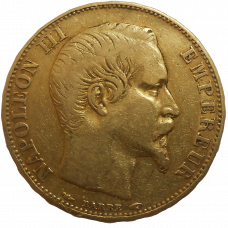 Francúzsko 20 Frank 1854 A