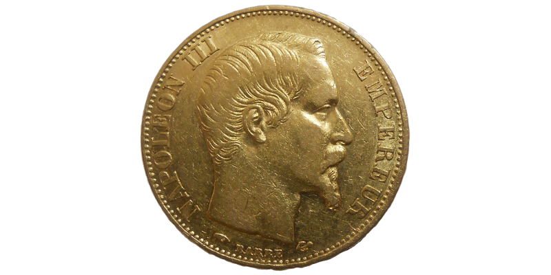 Francúzsko 20 Frank 1857 A