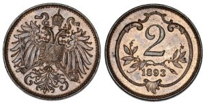 František Jozef I. 2 Heller 1893 bz 0/0