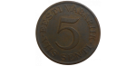 Estónsko 5 Senti 1931