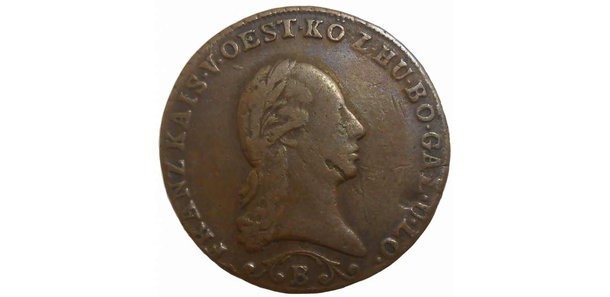 František II. 1 grajciar 1812 B František II. 1 grajciar 1812 B