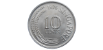 Singapore 10 Cents 1976