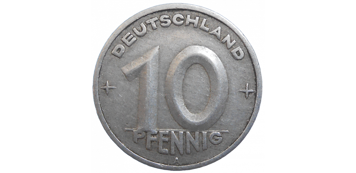 Nemecko 10 Pfennig 1949 A Nemecko 10 Pfennig 1949 A